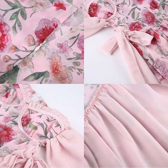 Ethereal Floral Fairy Coded Whimsical Dress, Size S - Picture 6 of 10